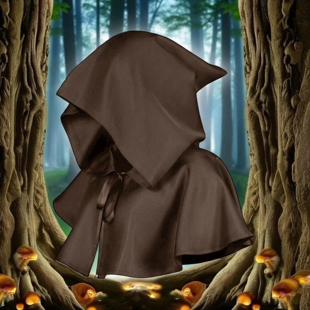 Brown Hooded Cloak